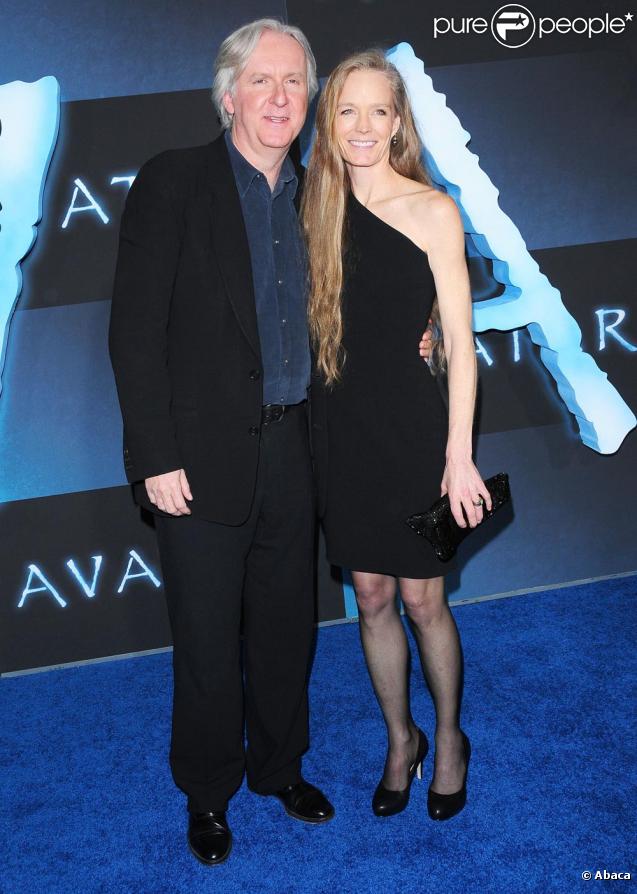 James Cameron et Suzy Amis à la première d'Avatar à Los Angeles le 16/12/09