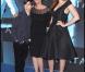 Jamie Lee Curtis et ses enfants Annie et Thomas à la première d'Avatar