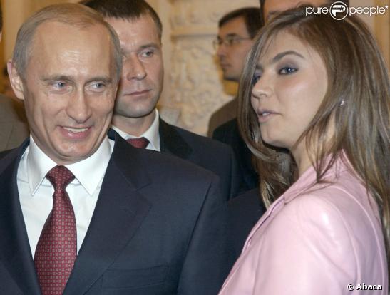 Vladimir Poutine et Alina Kabaeva 