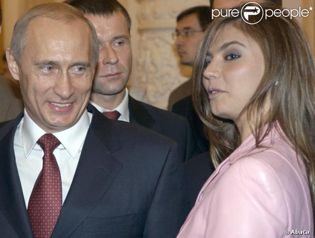 Vladimir Poutine et Alina Kabaeva 