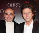 Pascal Nègre et Patrice Franke lors de la soirée du programme Audi Talents Awards 2009 au VIP Room à Paris le 17 décembre 2009