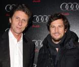 Patrice Franke et Guillaume Canet lors de la soirée du programme Audi Talents Awards 2009 au VIP Room à Paris le 17 décembre 2009