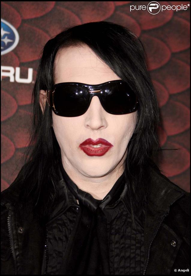 Marilyn Manson, à Los Angeles, le 18 octobre 2008. 