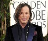 Mickey Rourke lors des Golden Globes. Il a remporté une récompense pour son rôle dans The Wrestler