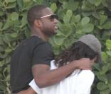 Gabrielle Union et Dwyane Wade en balade romantique à Miami le 28 décembre 2009