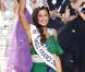 Malika Ménard dans une jolie robe de Zuhair Murad lors de son sacre le 5 décembre 2009 