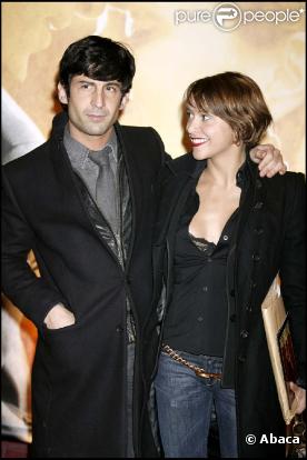 André et Emma de Caunes à Paris le 6 juin 2006.