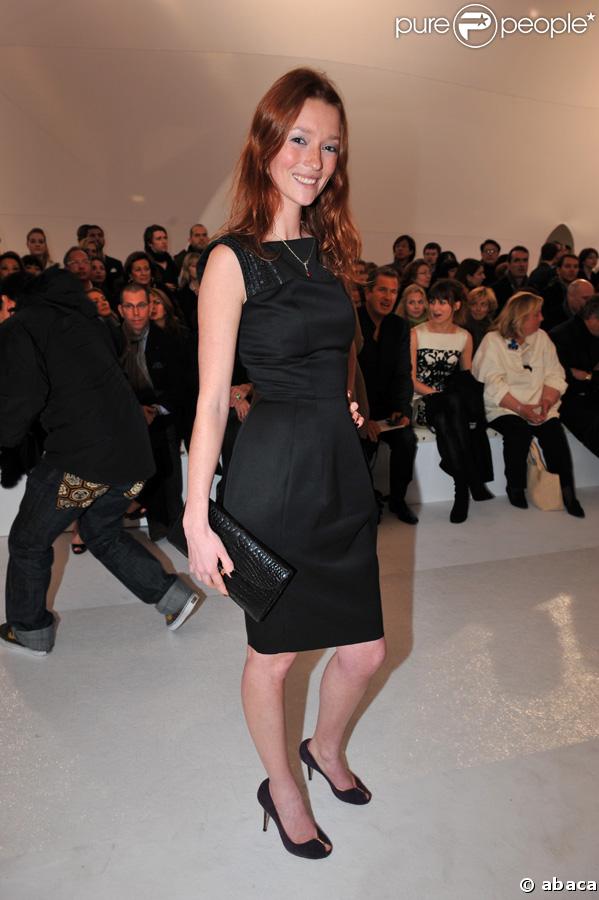 Audrey Marnay au défilé Yves Saint Laurent