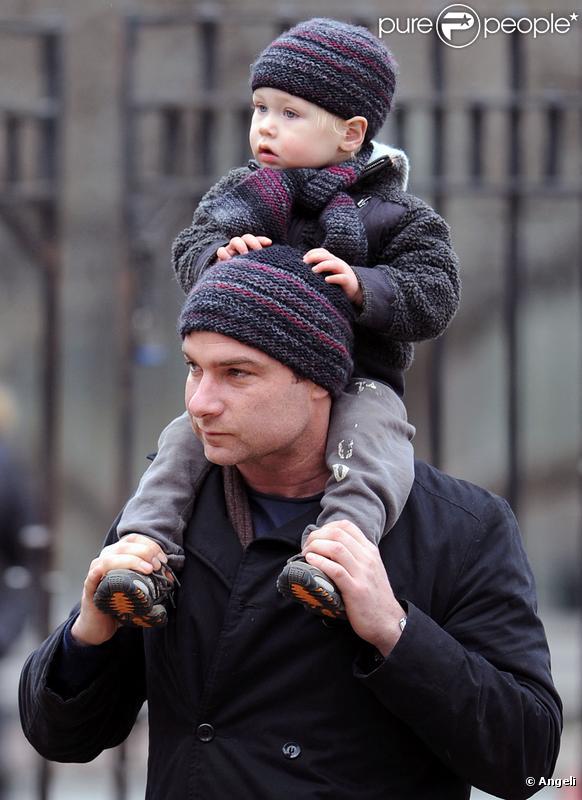 Liev Schreiber et son fils Alexander