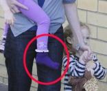 Marcia Cross emmène ses jumelles Savannah et Eden à l'école (Santa-Monica, 6 janvier 2010)