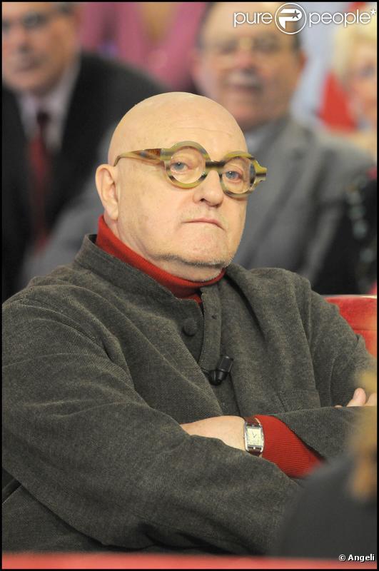 Jean-Pierre Coffe à l'enregistrement de 