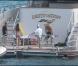 Jason Statham sur un superbe yacht, à Saint-Barthelemy, le 2 janvier 2010.