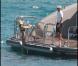 Miranda Kerr sur un superbe yacht, à Saint-Barthelemy, le 2 janvier 2010.