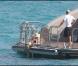 Miranda Kerr sur un superbe yacht, à Saint-Barthelemy, le 2 janvier 2010.