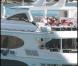 Jason Statham sur un superbe yacht, à Saint-Barthelemy, le 2 janvier 2010.