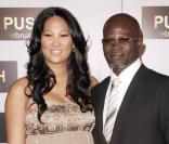 L'acteur Djimon Hounsou et le mannequin Kimora Lee