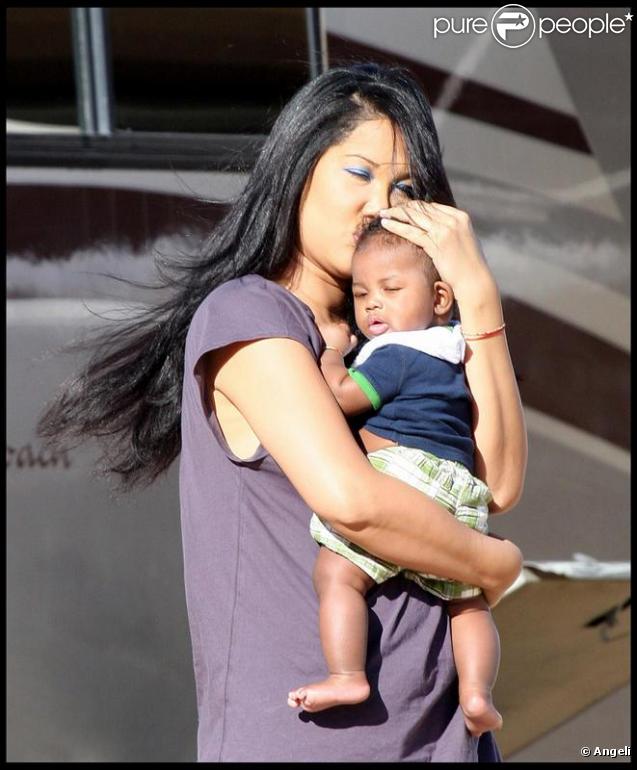 Kimora Lee et son bébé Kenzo 