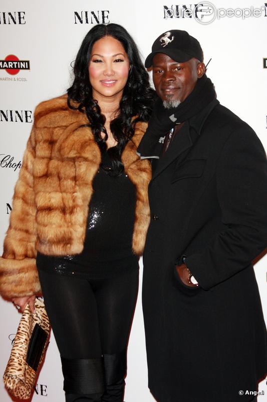 L'acteur Djimon Hounsou et le mannequin Kimora Lee