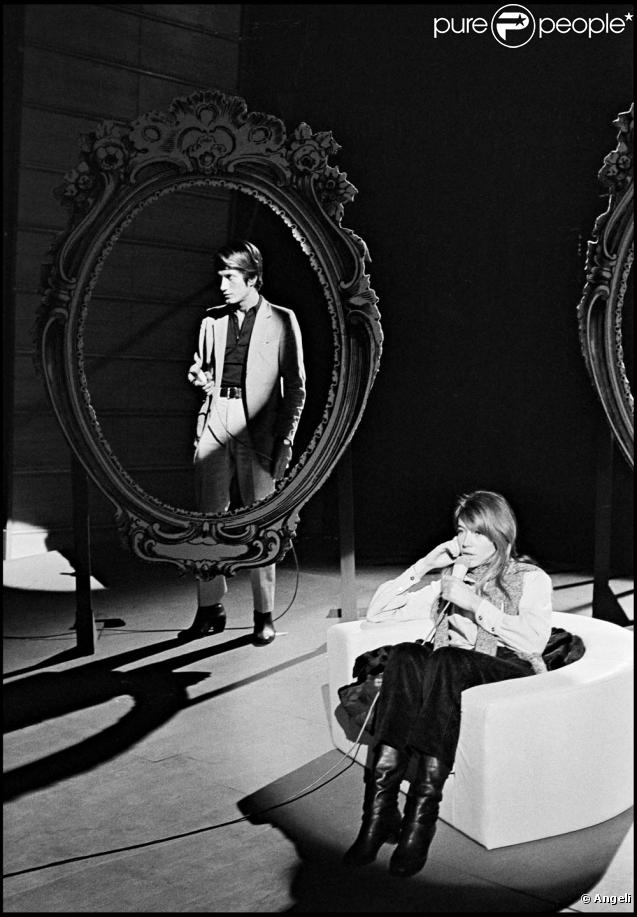 Jacques Dutronc et Françoise Hardy sur un plateau de télévision en 1967 !