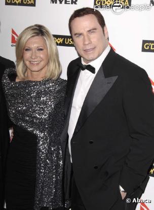 Olivia Newton-John et John Travolta au G'Day Usa 2010, à Los Angeles, le 16 janvier 2010 !