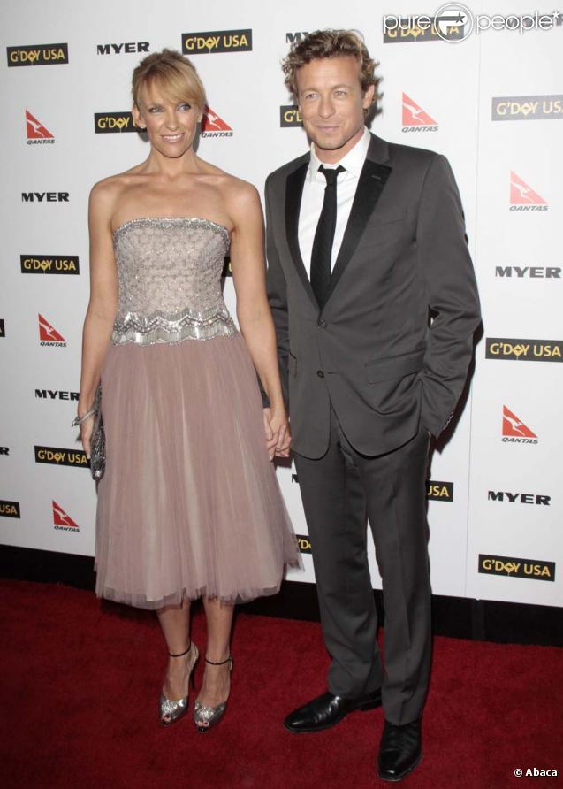 Toni Collette et Simon Baker au G'Day Usa 2010, à Los Angeles, le 16 janvier 2010 !