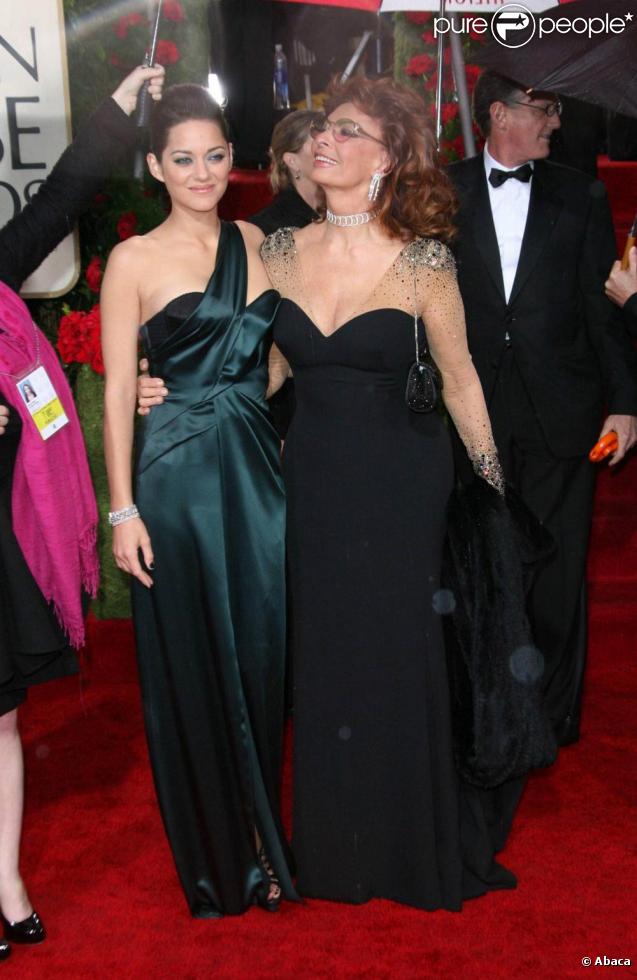 Marion Cotillard et Sophia Loren 