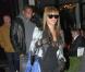 Beyoncé et son mari Jay-Z sortant du restaurant L'Avenue à Paris, le 21 janvier 2010