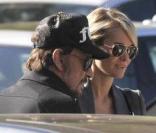 Johnny Hallyday et Laeticia à Los Angeles