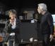Gérard Darmon et Irène Jacob lors de la pré-représentation de la pièce Je l'aimais, mise en scène par Patrice Leconte, le 19 janvier 2010
