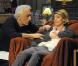 Gérard Darmon et Irène Jacob lors de la pré-représentation de la pièce Je l'aimais, mise en scène par Patrice Leconte, le 19 janvier 2010