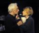 Gérard Darmon et Irène Jacob lors de la pré-représentation de la pièce Je l'aimais, mise en scène par Patrice Leconte, le 19 janvier 2010