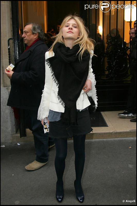 Clémence Poésy au défilé Chanel Haute-Couture le 26 janvier 2010
