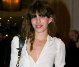 Lou Doillon au défilé Givenchy à Paris le 26 janvier 2010