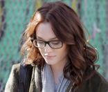 Leighton Meester sur le tournage de Gossip Girl à New York, le 27 janvier 2010