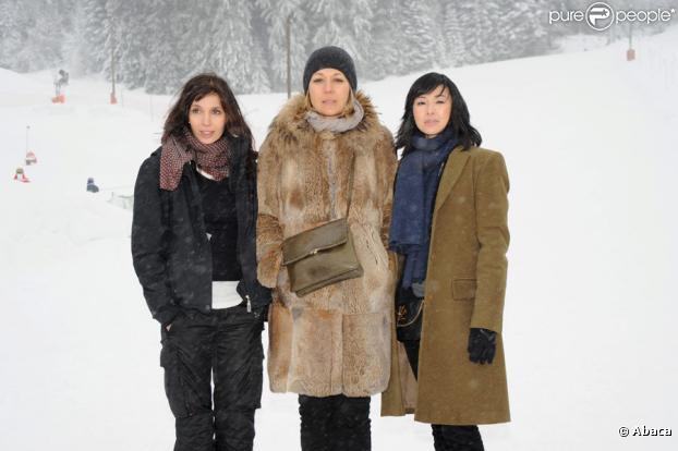 Anne Parillaud, Valérie Benguigui et Linh Dan Pham lors du festival international du film fantastique de Gérardmer le 28 janvier 2010