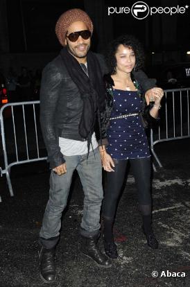 Lenny et Zoë Kravitz à New York, le 3 octobre 200