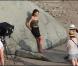Miranda Kerr à Saint Barthelemy pour un shooting mode