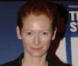 Tilda Swinton à l'avant-première de Julia d'Eric Zonca, dont elle est la vedette. Gaumont Marignan, le 3 mars 2008