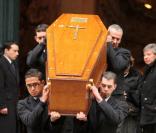 Les obsèques de Pierre Vaneck, qui se sont tenues en l'église Saint-Roch, à Paris, le 6 février 2010.