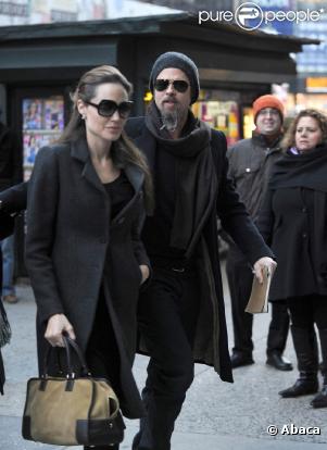 Brad et Angie ont participé au Superbowl 2010, à Miami.  