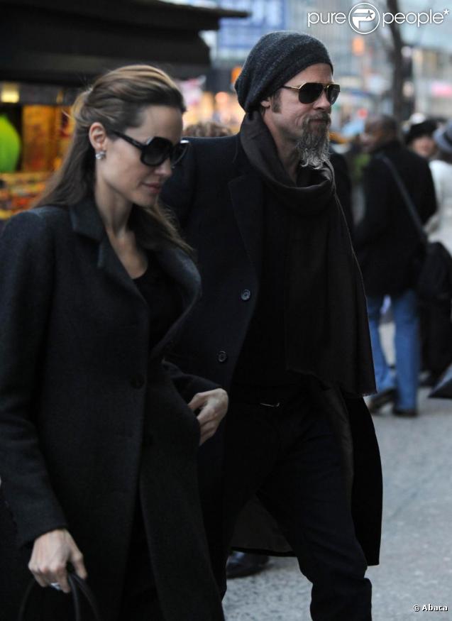Brad et Angie ont participé au Superbowl 2010, à Miami.  