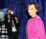 Kristin Scott Thomas lors de la cérémonie des Globes de cristal, à Paris, le 8 février 2010 !