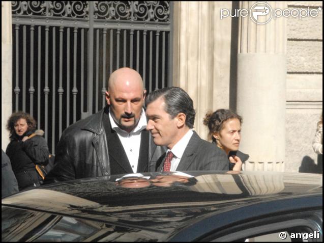 Antonio Banderas sur le tournage de 'The Other Man'