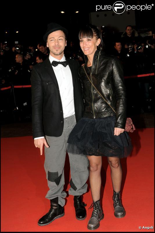 Christophe Maé et son épouse Nadège