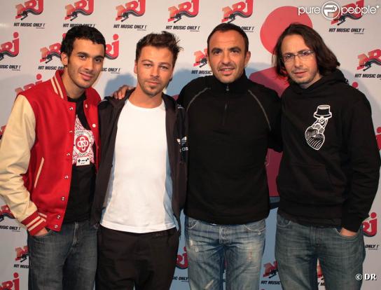 Christophe Maé et l'équipe du 6/9 d'NRJ, Nikos Aliagas, Florian Gazan et Mustapha El Atrassi