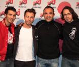 Christophe Maé et l'équipe du 6/9 d'NRJ, Nikos Aliagas, Florian Gazan et Mustapha El Atrassi