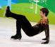 Brian Joubert, lors de son programme libre, aux Jeux Olympiques de Vancouver, le 18 février 2010.
