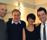 Nicolas Canteloup, Michel Drucker, Florence Foresti, Jérôme Daran à l'Olympia, le 20 février 2010 !