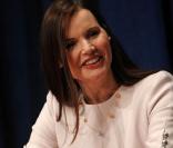 Sarah Ferguson, Geena Davis et Madeleine de Suède participaient le 22 février 2010 à une conférence des Nations Unies sur la représentation des femmes dans les médias