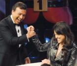 Michelle Rodriguez sur le plateau de  Chiambretti Night  à Milan, le 23 février 2010 !